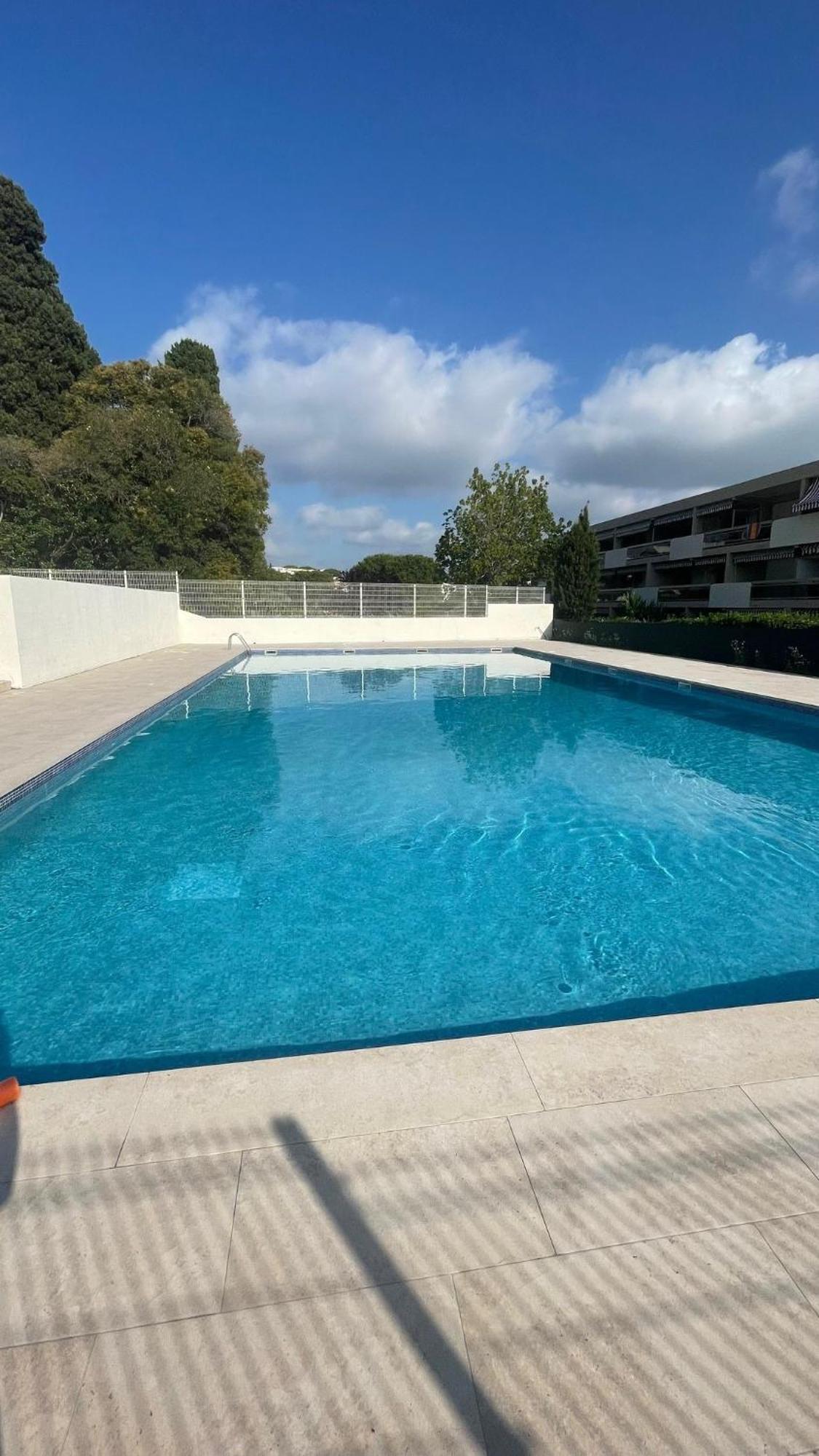 Joli Studio Vue Mer, Piscine, Tennis, Parking Antibes Exterior foto